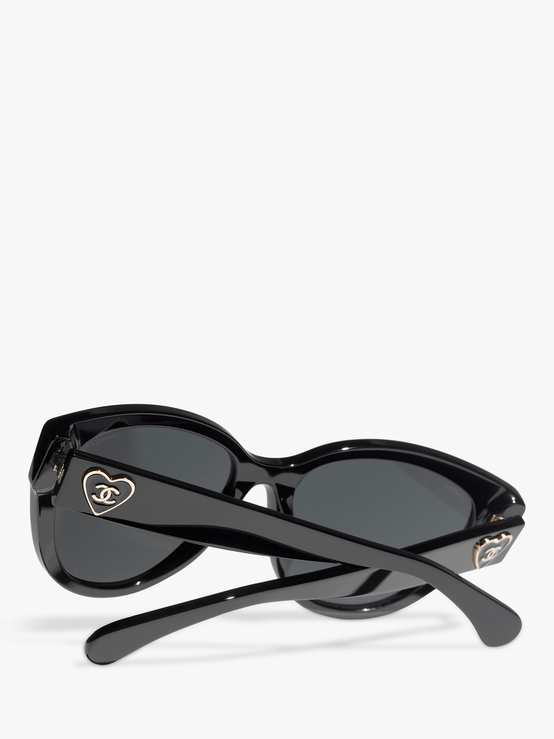 Chanel black hotsell cat eye sunglasses