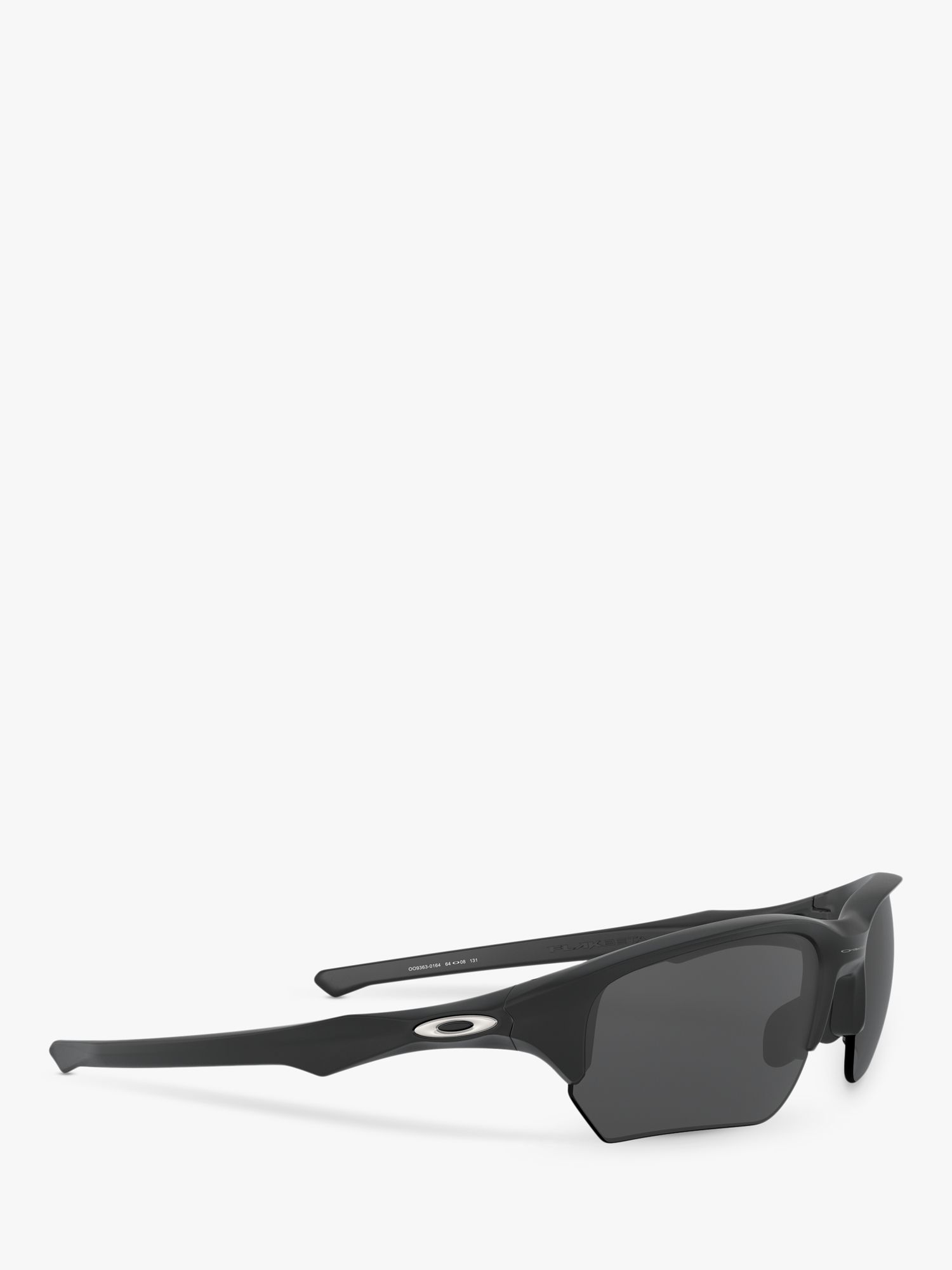 Oakley OO9363 Men's Prizm Rectangular Sunglasses, Matte Black/Grey