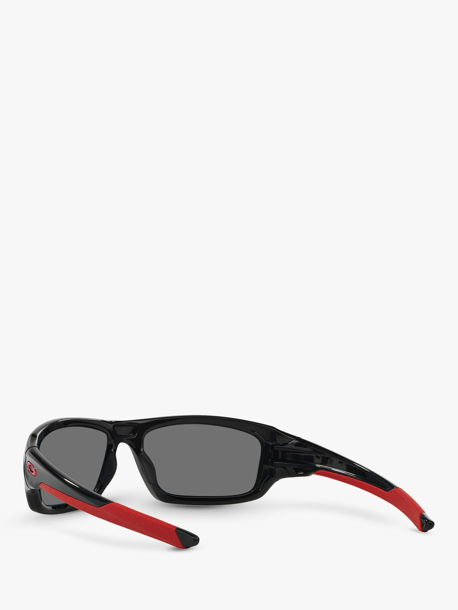 Oakley OO9236 Men's Valve Rectangular Sunglasses, Polished Black/Red Mirror