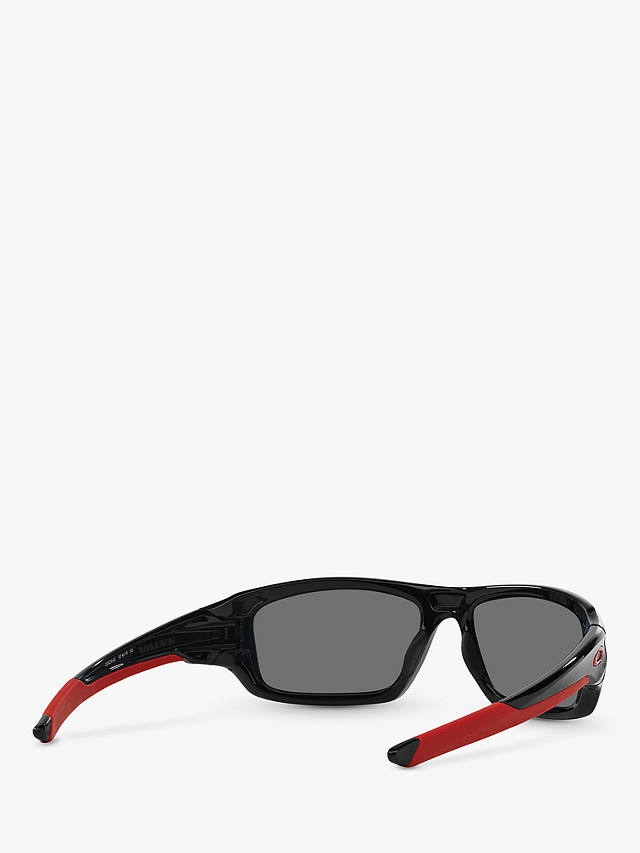 Oakley OO9236 Men's Valve Rectangular Sunglasses, Polished Black/Red Mirror