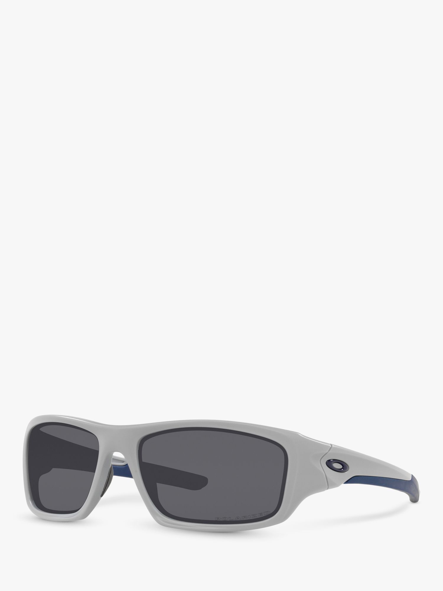 Oakley OO9236 Men's Valve Polarised Rectangular Sunglasses, Matte Fog/Grey