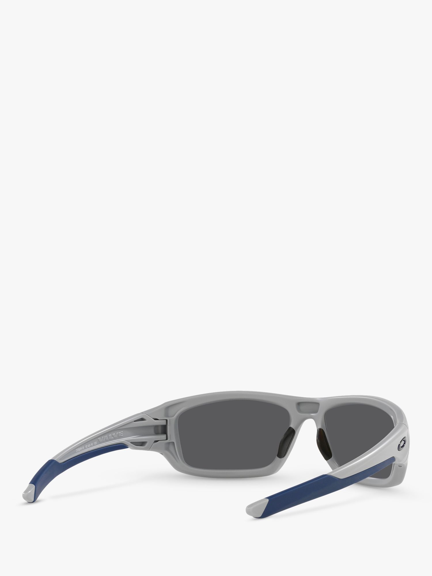 Oakley OO9236 Men's Valve Polarised Rectangular Sunglasses, Matte Fog/Grey