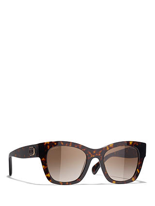 CHANEL Irregular Sunglasses CH5478 Dark Havana/Brown Gradient