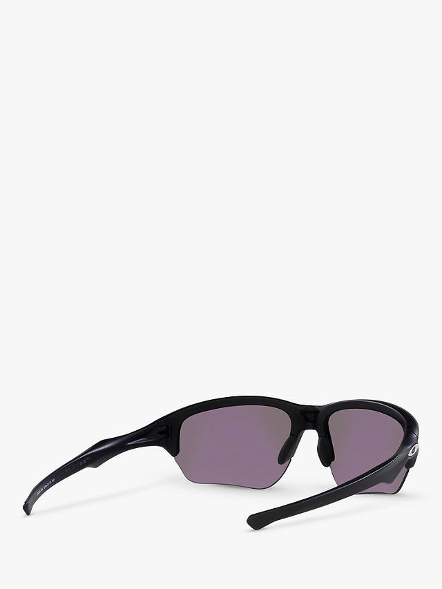 Oakley OO9363 Men's Flak Beta Prizm Rectangular Sunglasses, Matte Black /Green