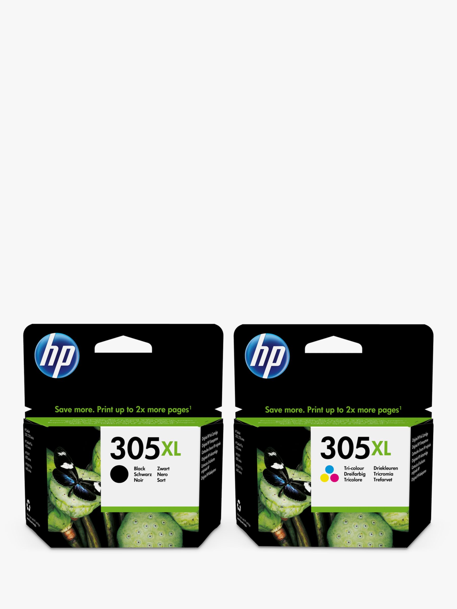 Hp 305xl Ink Cartridge Black And Tri Colour Multipack Pack Of 2