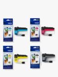 Brother LC426VAL Ink Cartridge Value Pack, Pack of 4, Multi