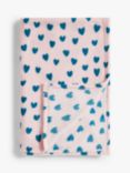John Lewis ANYDAY Love Hearts Fleece Blanket, 120 x 120cm
