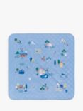 John Lewis ANYDAY Happy Houses Playmat, Blue/Multi