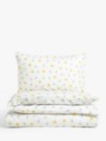 John Lewis ANYDAY Night and Day Reversible Toddler Pure Cotton Duvet Cover & Pillowcase Set