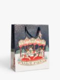 John Lewis Winter Fayre Carousel Gift Bag, Medium