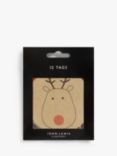 John Lewis Jolly General Store Kraft Reindeer Gift Tags, Pack of 12