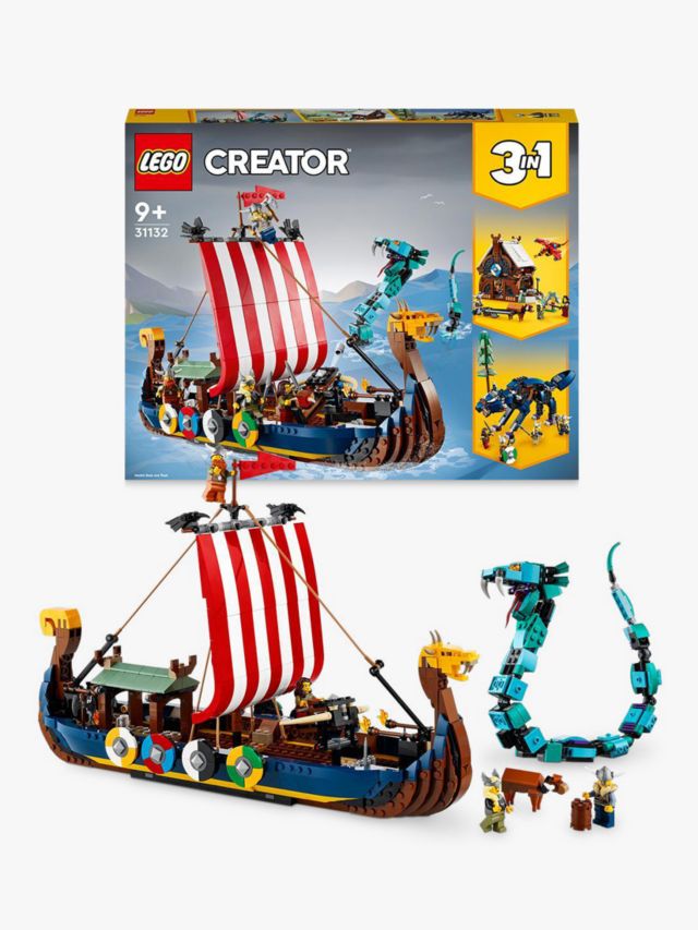 LEGO Creator 3-in-1 Viking Ship (31132) First Look - The Brick Fan