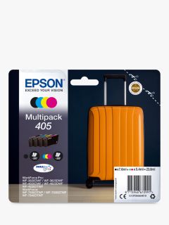 Epson Suitcase 405 Inkjet Printer Cartridge Multipack, Pack of 4