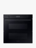 Samsung Series 4 NV7B45305AK Dual Cook Flex Self Cleaning Single Oven, Black