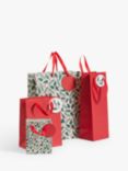 John Lewis Community Garden Holly Mixed Gift Bags, Set of 4
