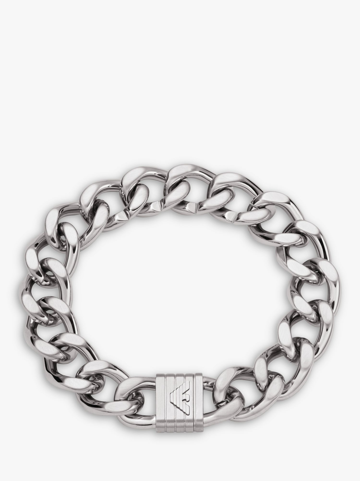 Emporio Armani EGS2905040 Men's Chain Bracelet, Silver
