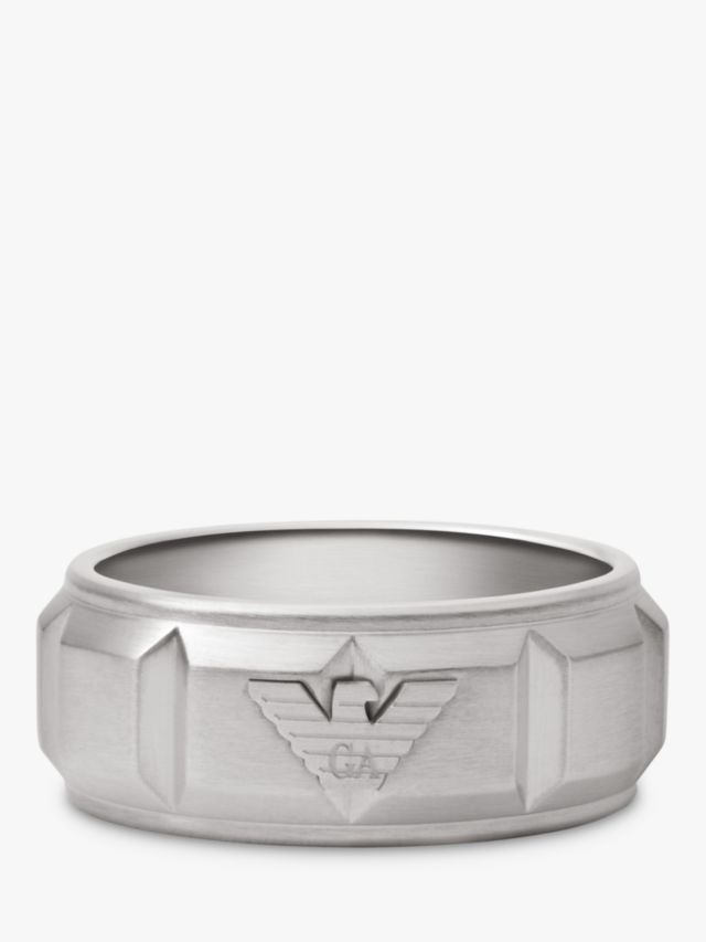 Emporio Armani Men's Stainless Steel Band Ring