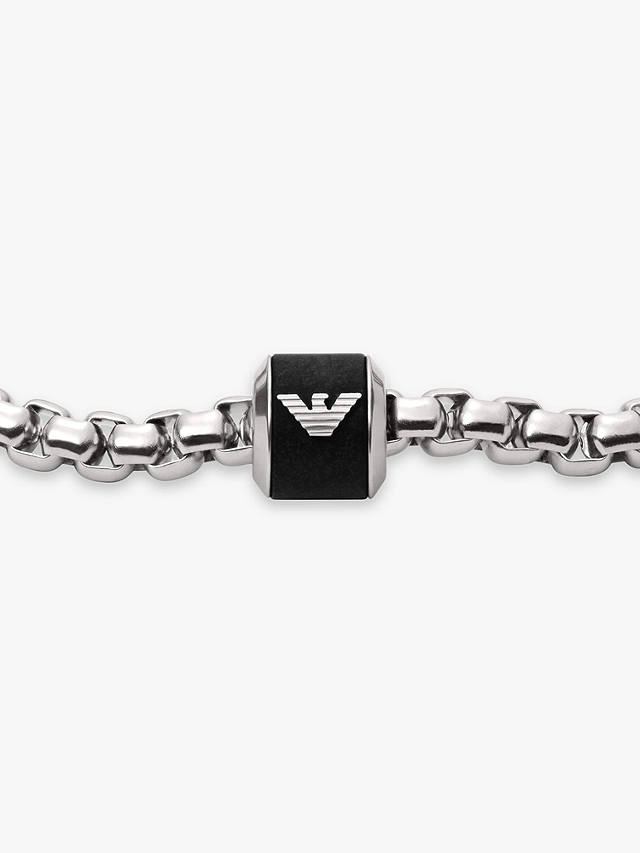Emporio Armani EGS2911040 Men's Chain Bracelet, Silver