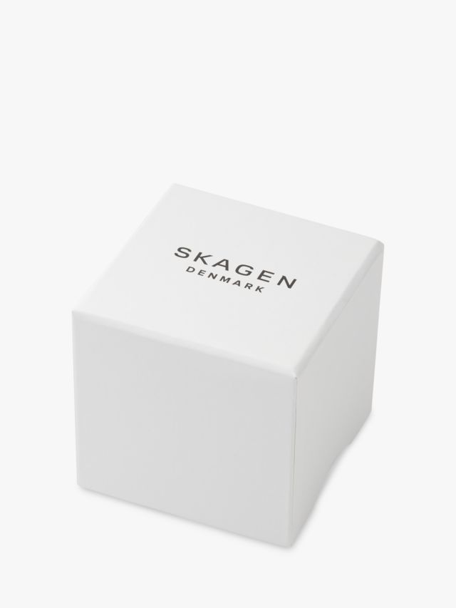 Bracelet Grenen Watch, 24 Skagen Clock Charcoal Ultra SKW6829 Hour Slim Strap Men\'s