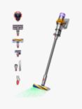 Dyson V15 Detect Absolute Cordless Vacuum Cleaner, Yellow/Nickel