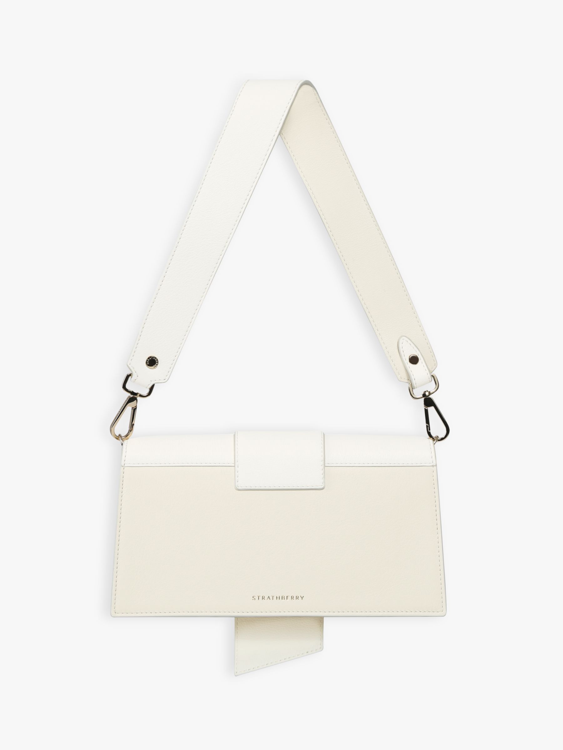 STRATHBERRY Mini Crescent Leather Shoulder Bag