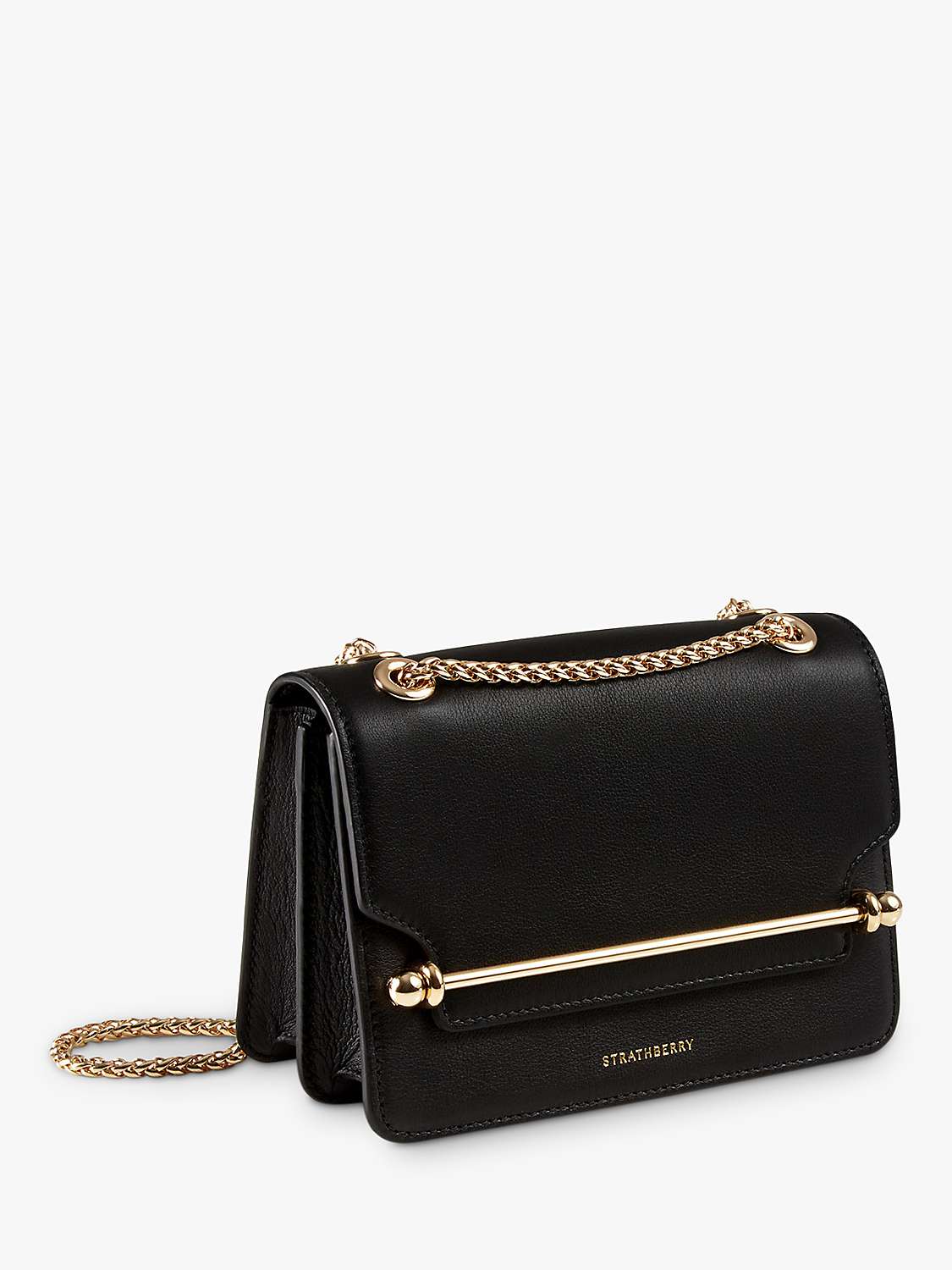 Buy Strathberry East/West Mini Leather Cross Body Bag Online at johnlewis.com