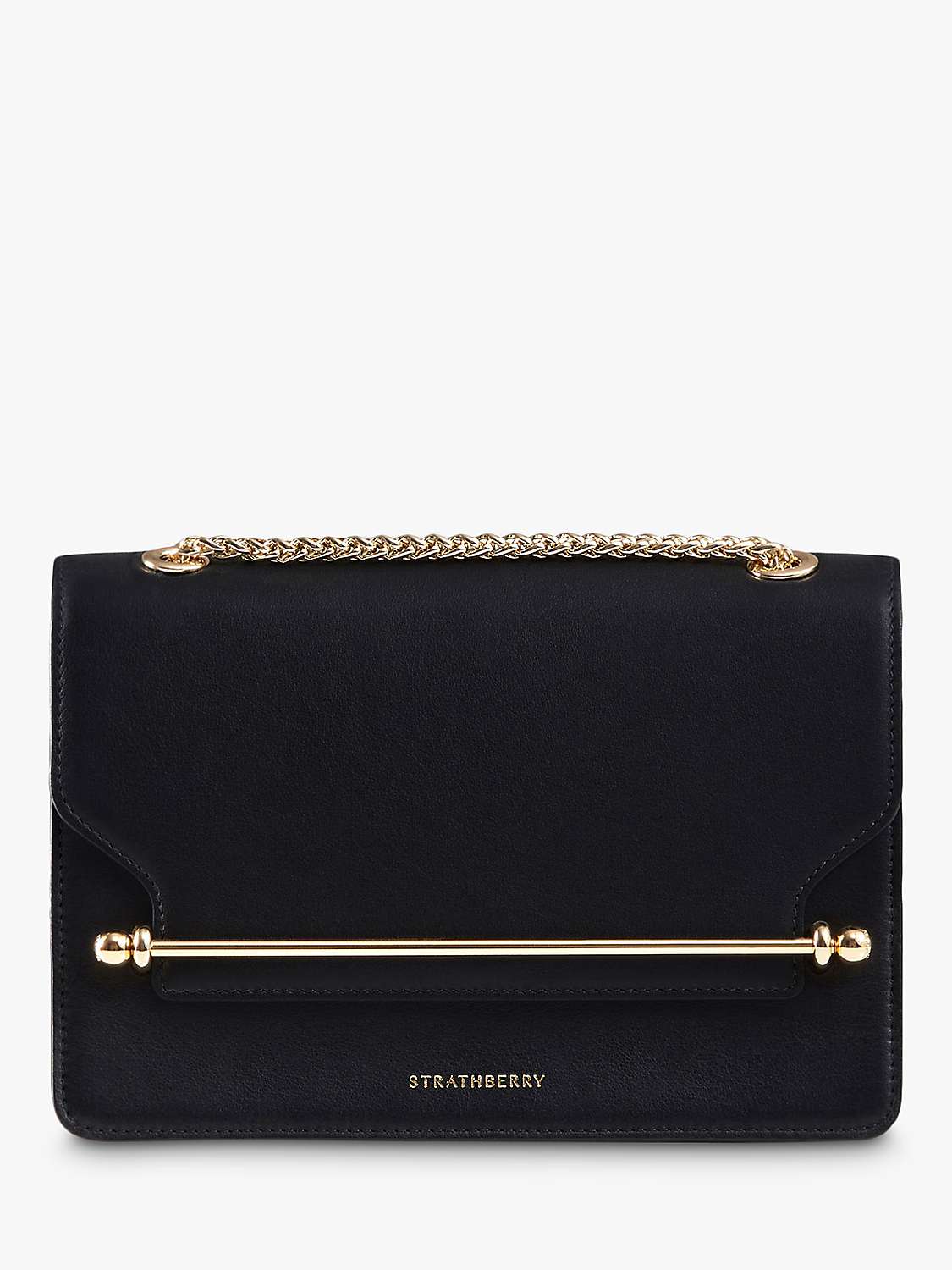 Buy Strathberry East/West Leather Cross Body Bag Online at johnlewis.com