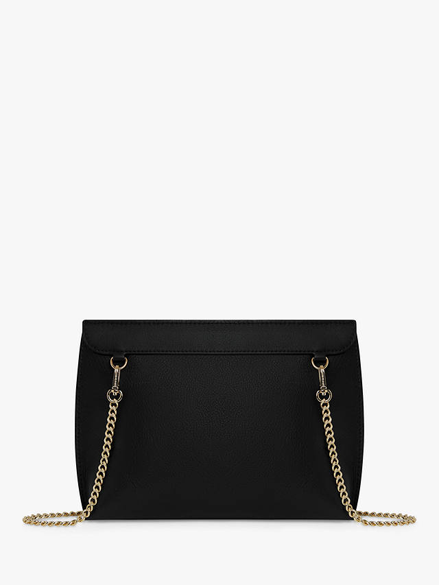 Strathberry Stylist Leather Clutch Bag, Black