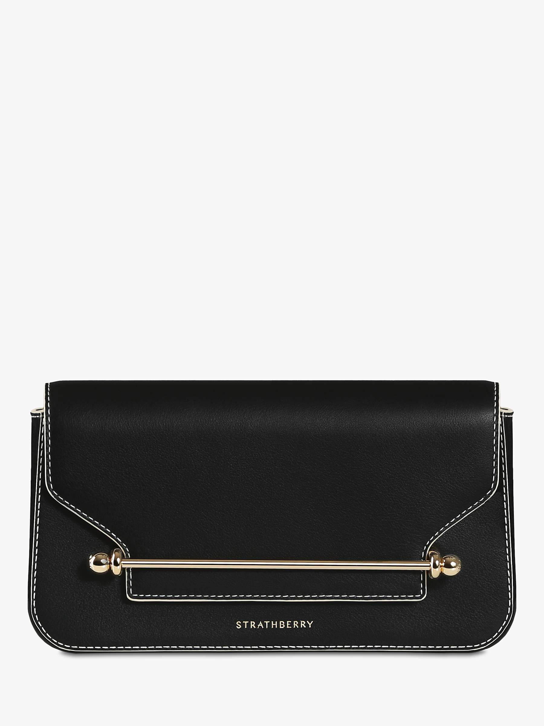 Buy Strathberry East/West Omni Leather Clutch Bag Online at johnlewis.com
