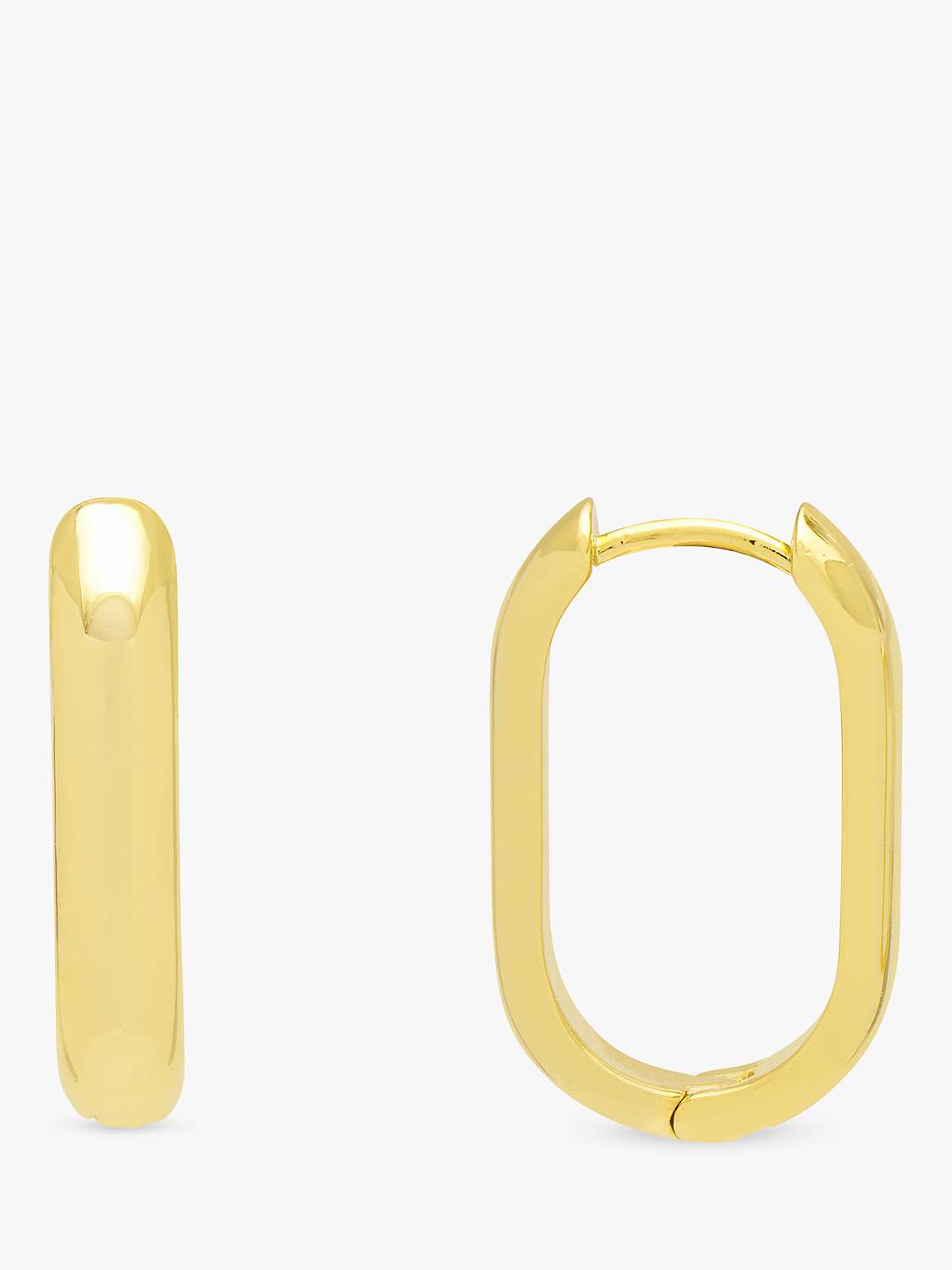 Buy Estella Bartlett The Edit Oval Hoop Earrings, Gold Online at johnlewis.com