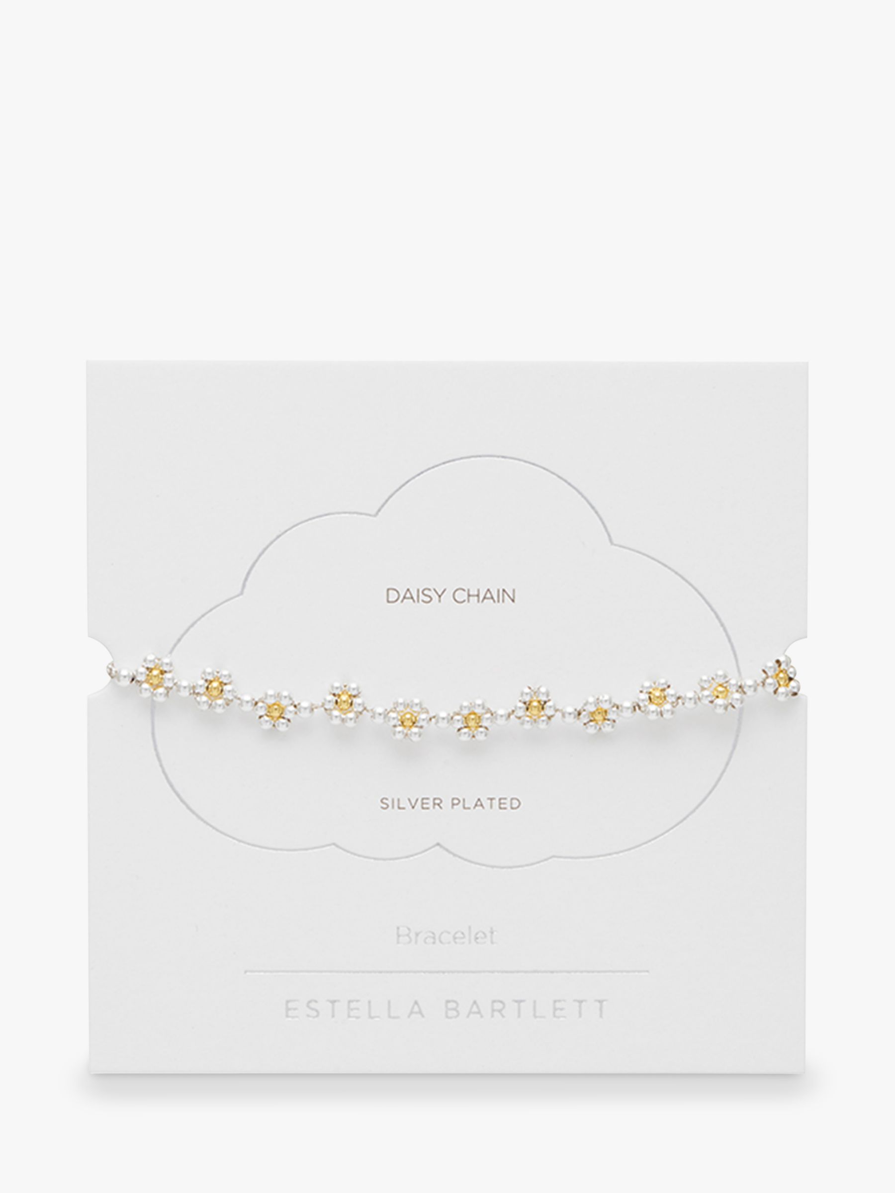 Estella Bartlett  Amelia Daisy Chain Bracelet, Silver/Gold