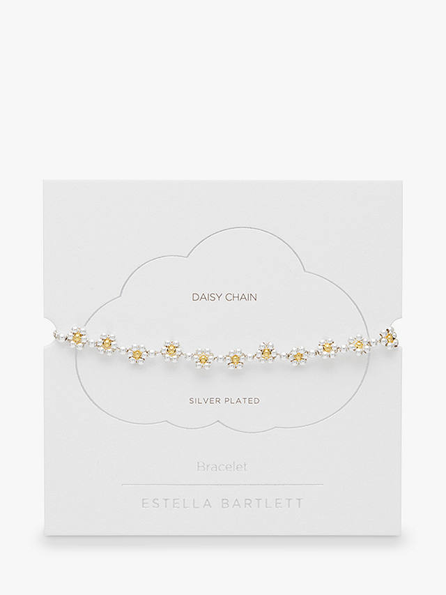 Estella Bartlett  Amelia Daisy Chain Bracelet, Silver/Gold