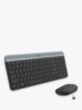 Logitech MK470 Wireless Keyboard and Mouse, Black