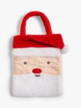 John Lewis Santa Faux Fur Gift Bag