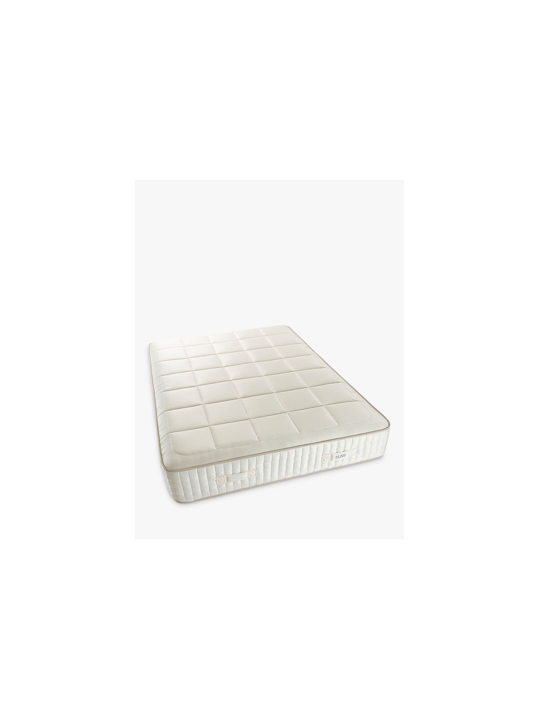 Photo of John lewis luxury natural collection mohair quilted 16000 double regular tension pocket spring mattress