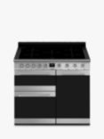 Smeg Symphony SY103I 100cm Electric Range Cooker with Induction Hob, Stainless Steel