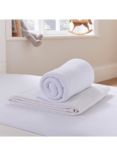Martex Baby Cotbed Sheet and Blankets Starter Set, White