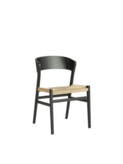 John Lewis Scandi Dining Chair, FSC Certified (Ash Wood), Black
