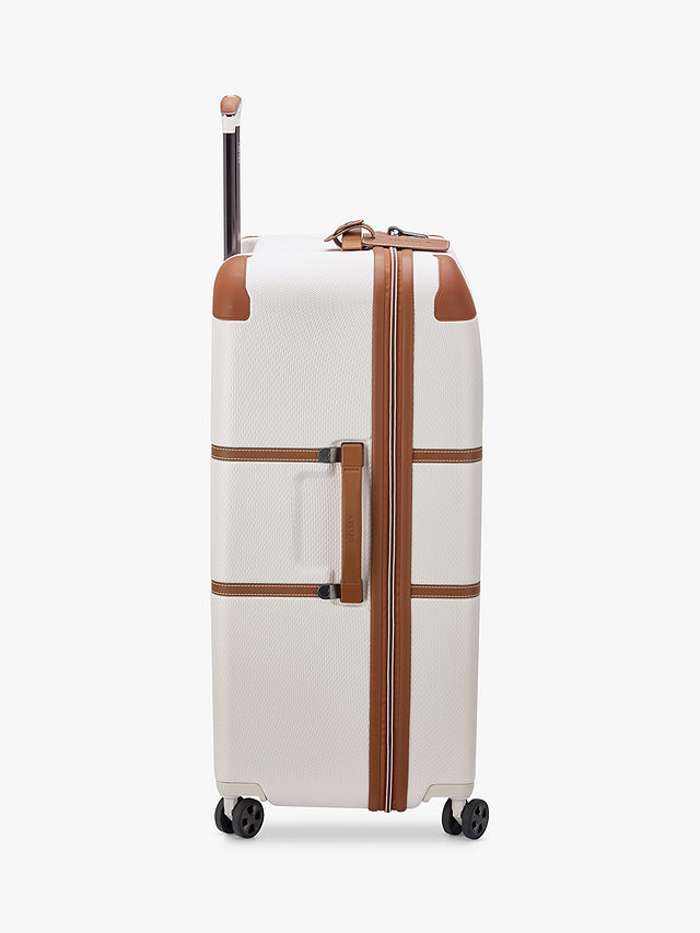 DELSEY Chatelet Air 2.0 80cm 4-Wheel Extra Large Trunk Suitcase, Angora