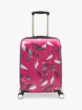 Sara Miller Pink Heron 54cm 4-Wheel Cabin Case