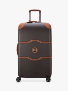 DELSEY Chatelet Air 2.0 73cm 4-Wheel Large Trunk Suitcase, Brown