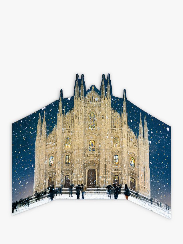 Woodmansterne Snow Falling on Milan Cathedral Advent Calendar