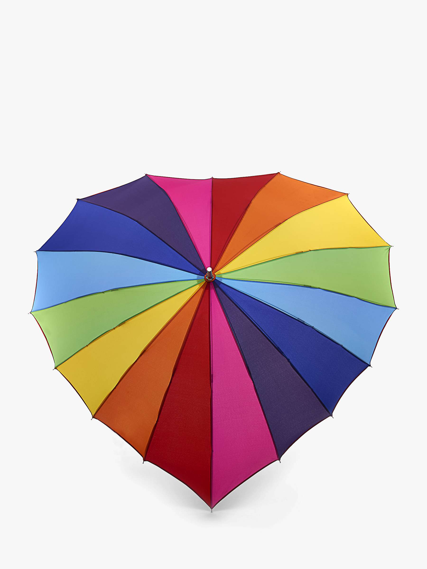Buy Fulton Rainbow Heart Umbrella, Multi Online at johnlewis.com
