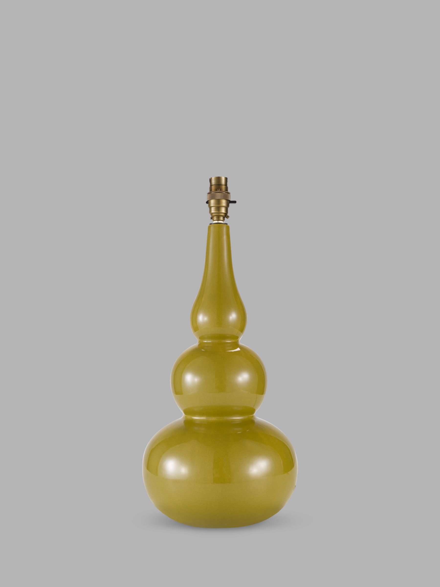 John Lewis + Matthew Williamson Bubble Glazed Lamp Base, H45cm, Mustard