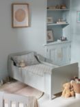 John Lewis Leon Toddler Bed, Soft Grey