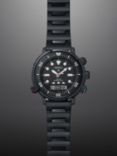 Seiko SNJ037P1 Men's Prospex Limited Edition Commando Arnie Hybrid Diver's Bracelet Strap Watch, Black