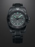 Seiko SNE587P1 Men's Prospex Black Series 1965 Re-interpretation Solar Diver's Date Bracelet Strap Watch, Black