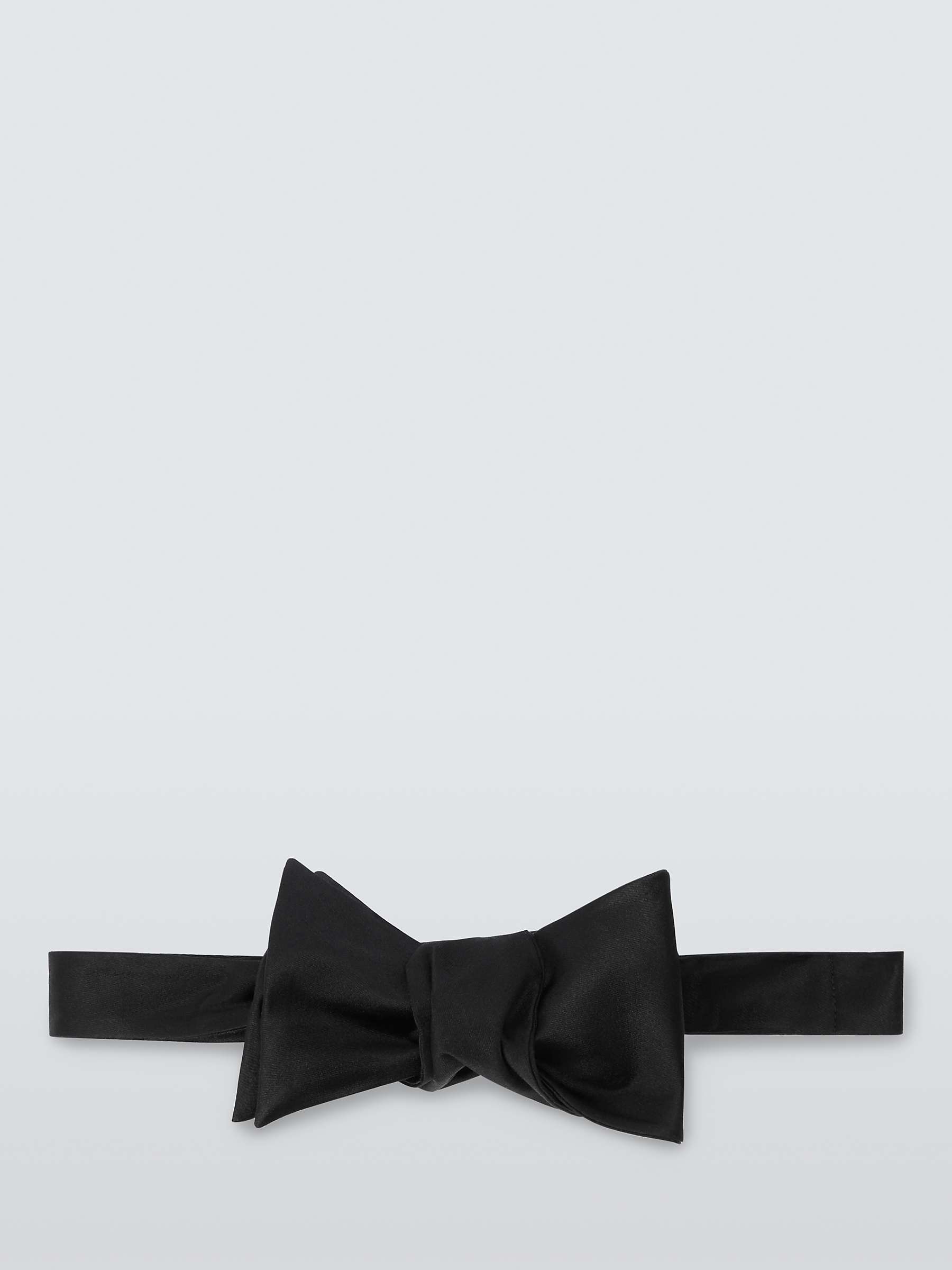 Buy John Lewis Silk Self-Tie Bow Tie, Black Online at johnlewis.com