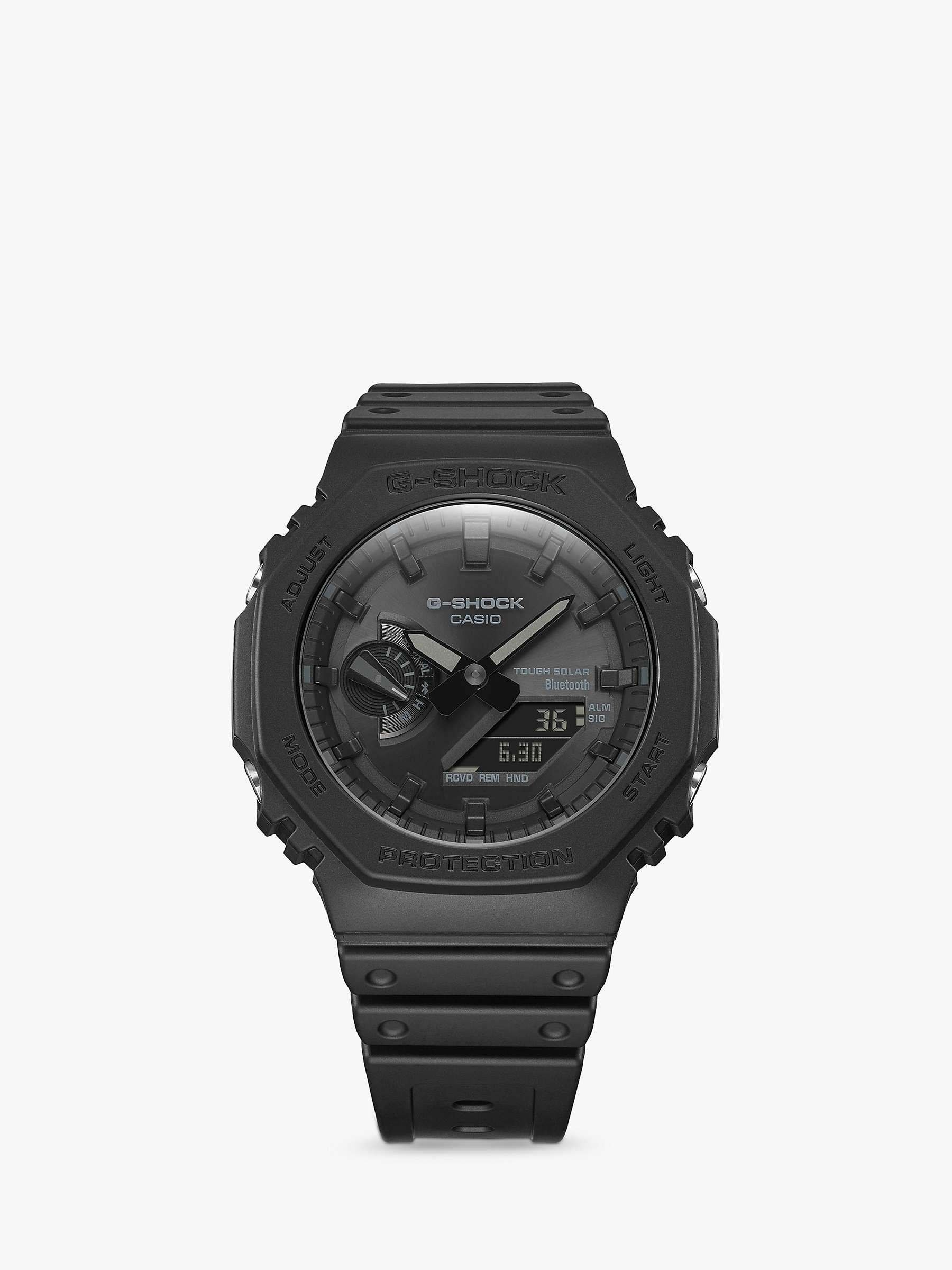 Buy Casio Men's G-Shock Date Solar Resin Strap Watch Online at johnlewis.com