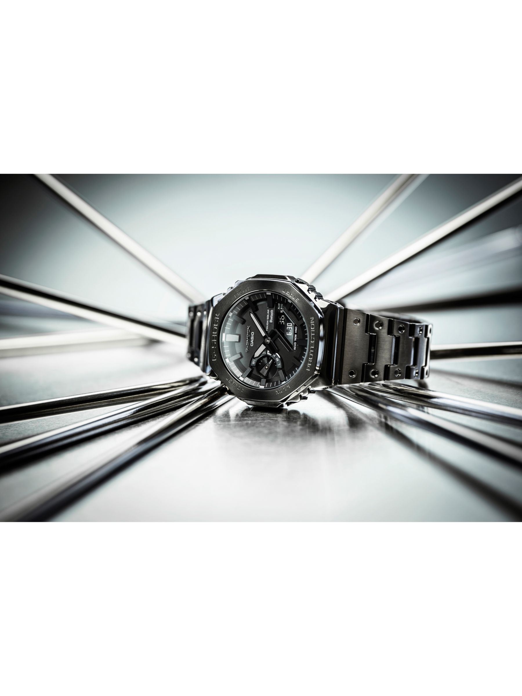 Casio Men's G-Shock Carbon Core Guard Solar Bracelet Strap Watch, Black GM-B2100BD-1AER